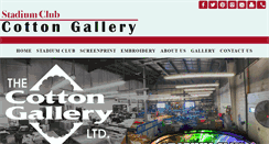 Desktop Screenshot of cottongallery.com