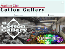 Tablet Screenshot of cottongallery.com